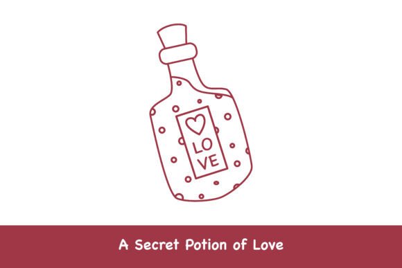A Secret Potion of Love – Graphics & Illustrations for Romantic Branding