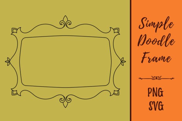 Charming Hand-Drawn Doodle Picture Frame Graphics for Blog & Editorial Illustrations