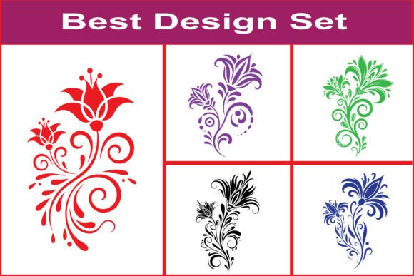 Decorative Flower Flourish SVG Bundle Review for Real Embroidery Use