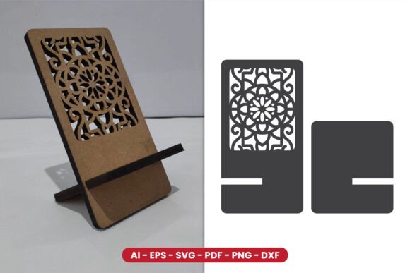 Decorative Phone Holder for Laser Cutting Stands Out