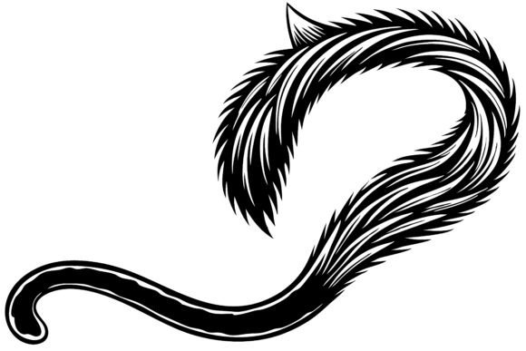 Detailed Illustration of a Bushy Animal: A Designer’s Review for Graphics & Icon Use