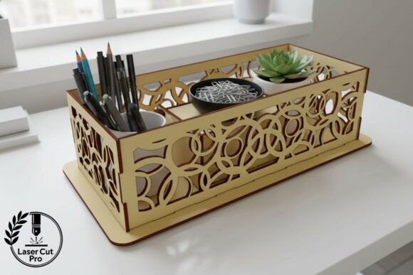 Elegant Laser Cut Boxes SVG Design for Editorial and Web Projects