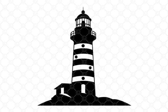 Lighthouse SVG, Silhouette, Nautical 093: A Crafts-Friendly Graphic for Versatile Design