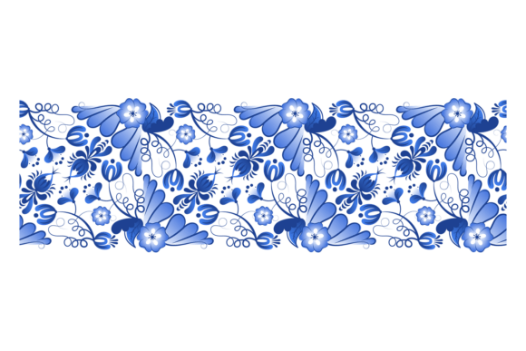 Ornate Border in Retro Floral Style. Blu – A Designer’s Review for Local Branding & Packaging