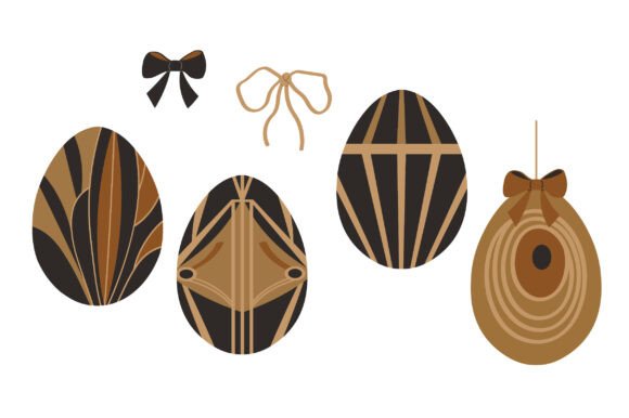 Vector Set with Easter Eggs and Bows: A Designer’s Take on Its Visual Impact and Practical Use